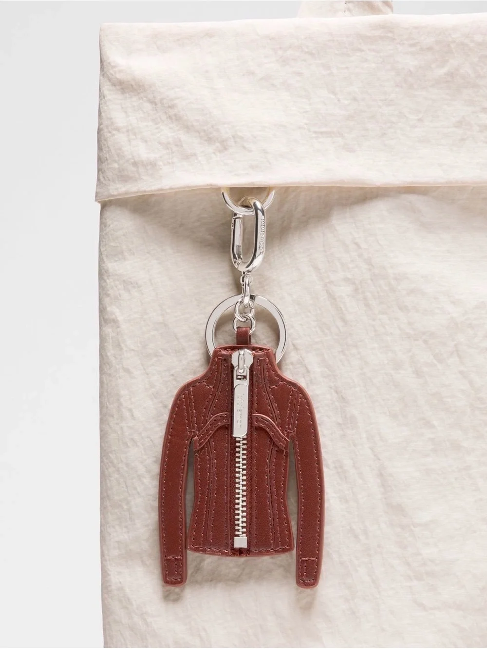 Lululemon Define Jacket Keychain Cranberry Charm